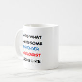 バーテンダー混合素晴らし学者 コーヒーマグカップ (正面左)