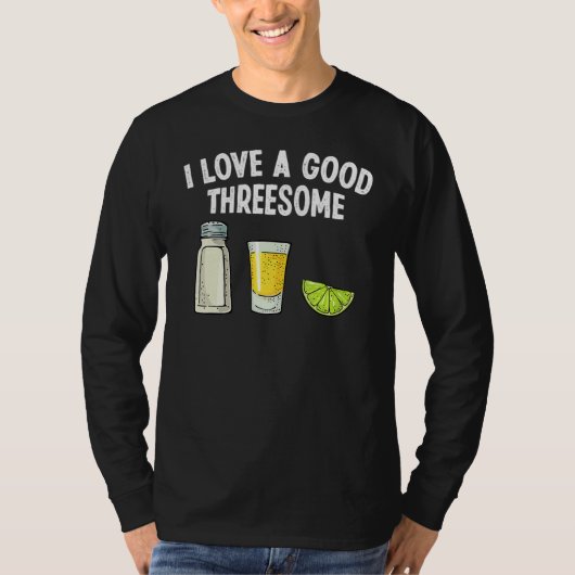 バーテンダー私は良い3人の飲み屋が大好き Tシャツ (正面)