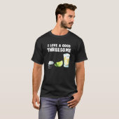 バーテンダー私は良い3人の飲み屋が大好き Tシャツ (正面フル)