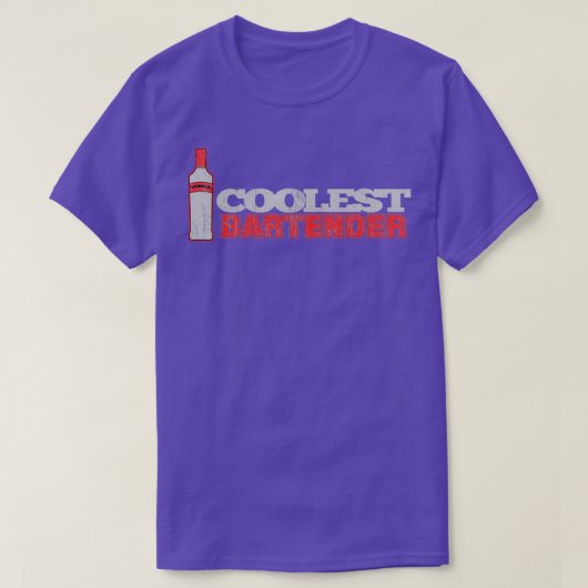 バーテンダー職業の仕事ギフト4 Tシャツ (デザイン正面)