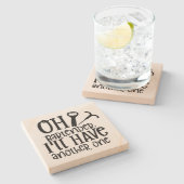 バーテンダー、もう一つお願いします ストーンコースター (横)