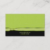 バーテンダー/オーナーバー 名刺 (裏面)