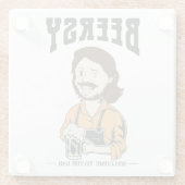 バーテンダー ガラスコースター (裏面)