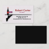 バーテンダー/バー/ウェートレス/カクテルのワインカード 名刺 (正面/裏面)