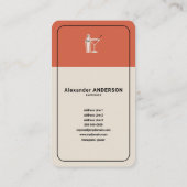 バーテンダー – ヴィンテージ 名刺 (裏面)