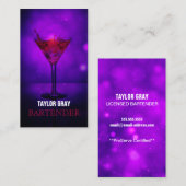 バーテンダー 名刺 (正面/裏面)