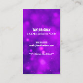 バーテンダー 名刺 (裏面)