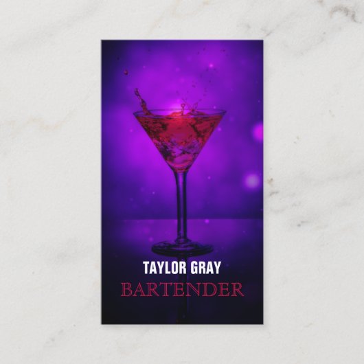 バーテンダー 名刺 (正面)