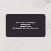 バーテンダー 名刺 (裏面)