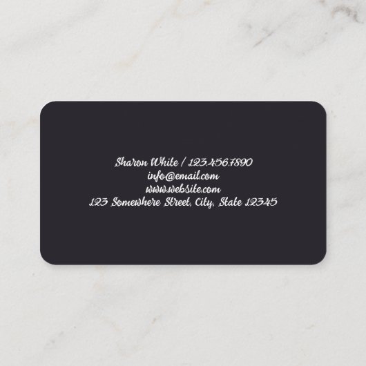 バーテンダー 名刺 (裏面)