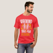 バーテンダー 気の利いた注ぎ方をする女の子 Tシャツ (正面フル)