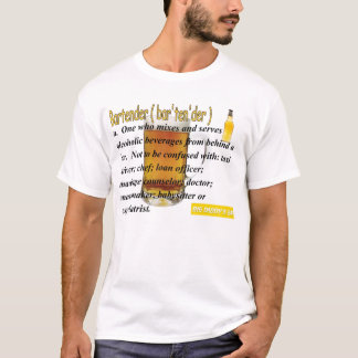 バーテンダー Tシャツ