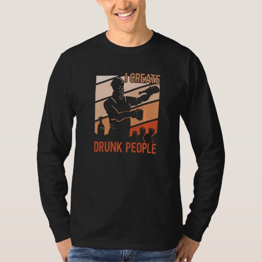 バーテンダー Tシャツ (正面)