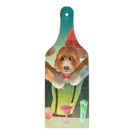 バーテンディングドッグレトロバー カッティングボード