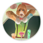 バーテンディングドッグレトロバー セラミックノブ (正面)