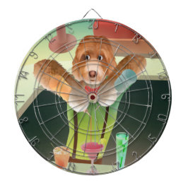 バーテンディングドッグレトロバー ダーツボード