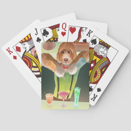 バーテンディングドッグレトロバー トランプ (裏面)
