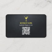 バーテンモダンダー |黒カジュアル色 名刺 (裏面)