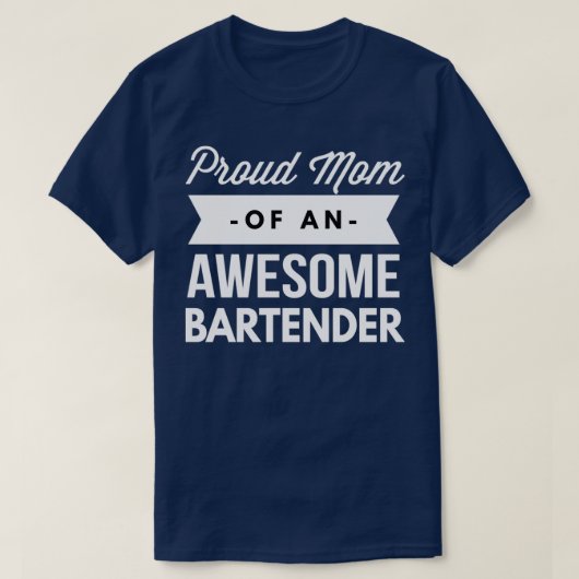 バーテン誇りを持ったダーのマ素晴らしム Tシャツ (デザイン正面)