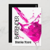 バーテン・プロモーションはがきチラシ ポストカード (正面/裏面)