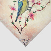 バーディさくらんぼの花の木の切り離 薄葉紙 (詳細)