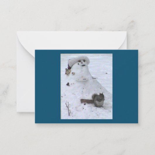 バーディとリス ノートカード (正面)