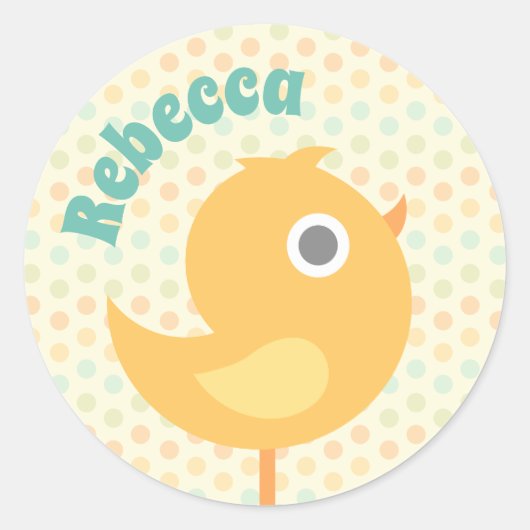 バーディのシール ラウンドシール (正面)