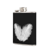バーディの白い羽 フラスク (左)