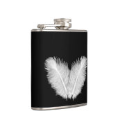 バーディの白い羽 フラスク (右)