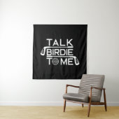 バーディを私に話しおもしろいてゴルファーゴルフ タペストリー (インサイチュ)