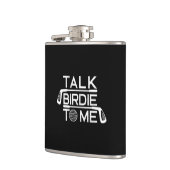 バーディを私に話しおもしろいてゴルファーゴルフ フラスク (左)