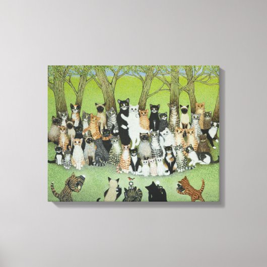 バーディを見る キャンバスプリント (正面)