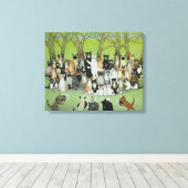 バーディを見る キャンバスプリント (インサイチュ (ウッドフロア))