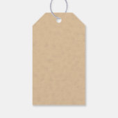 バーディグリススチームパンク飛行船モノグラム ギフトタグ (裏面)