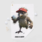 バーディパーソナライズされたスを作る – ゴルフタオル (インサイチュ)