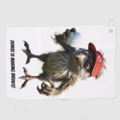 バーディパーソナライズされたスを作る – ゴルフタオル (横)