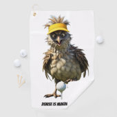 バーディパーソナライズされたスを作る – ゴルフタオル (インサイチュ)