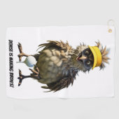 バーディパーソナライズされたスを作る – ゴルフタオル (横)