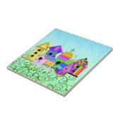 バーディビレッジタイルとトライベット タイル (側面)