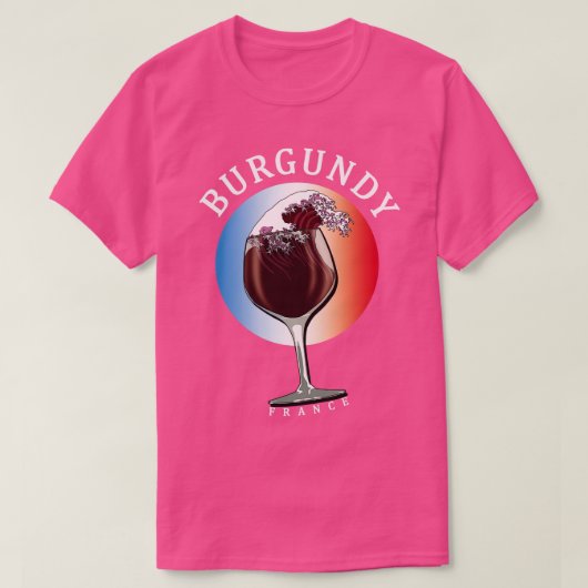 バーディフランスのワイン Tシャツ (デザイン正面)