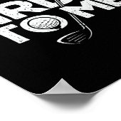 バーディーと話そう - ゴルファー ゴルフ大好き ゴルフ パット ポスター (角)