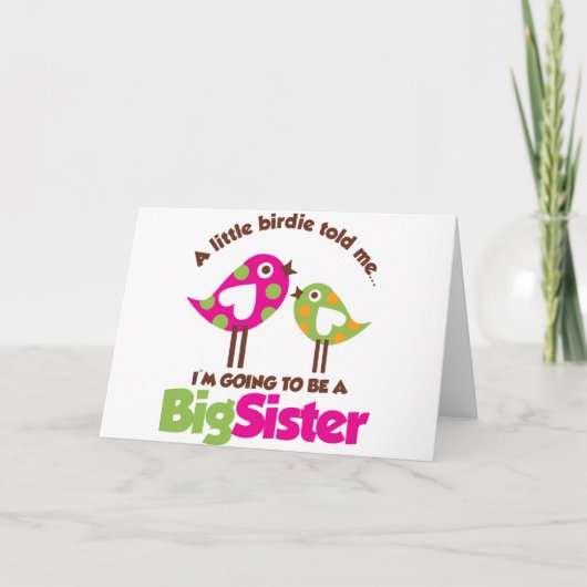 バーディーは姉さんになる 案内状 (正面)