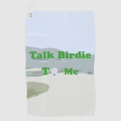 バーディーを私に話す ゴルフタオル (正面)