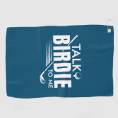 バーディーを話す ゴルフタオル (横)