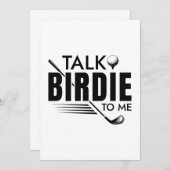 バーディーを話す サンキューカード (正面/裏面)