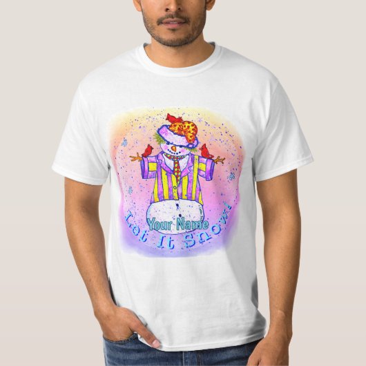 バーディーズの雪だるま Tシャツ (正面)