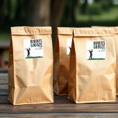 バーディーズ＆ブーズ 大人ゴルフ誕生日パーティー スクエアシール