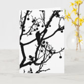 バーディー４、誕生日 カード (黄色い花)