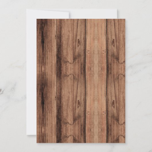 バーディ誕生日招待状 招待状 (裏面)