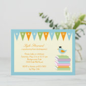 バーディ頭が切れるー卒業パーティー招待状 招待状 (スタンド正面)